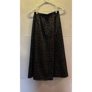 Long‎ Black Daisy Skirt (XS) 90s vibes Y2K